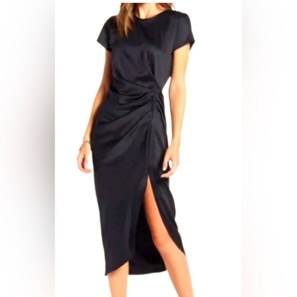 Something Navy midi dress